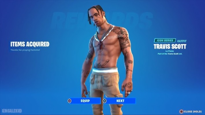 Fortnite Travis Scott Skin Unlock Free Code