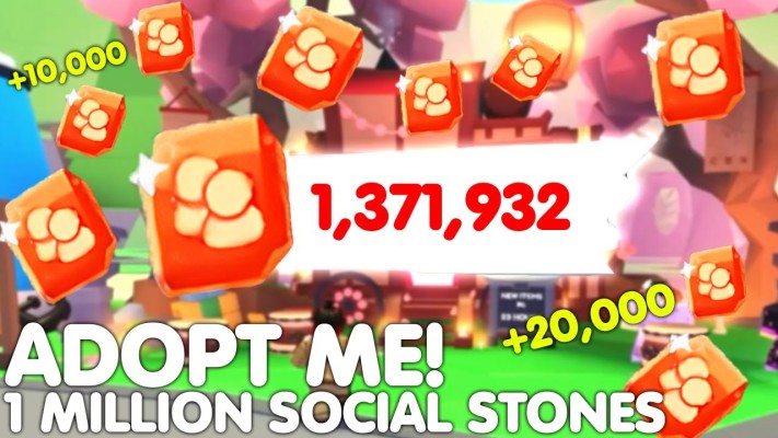 Unlimited Social Stones Code for Adopt Me Roblox