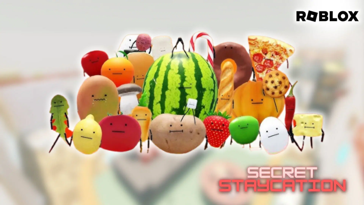Roblox Secret Staycation All Foods and Badges Unlock Free