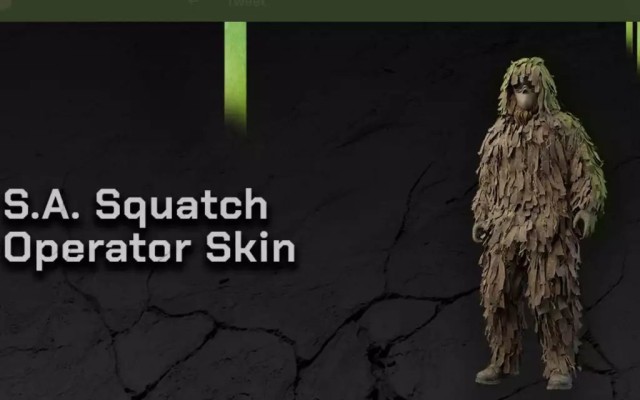 Warzone Sasquatch Operator Skin Unlock Free